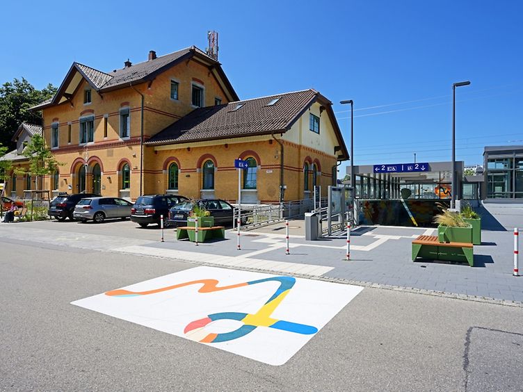 Bahnhofsumfeldgestaltung am Bahnhof Wangen (Allgäu)