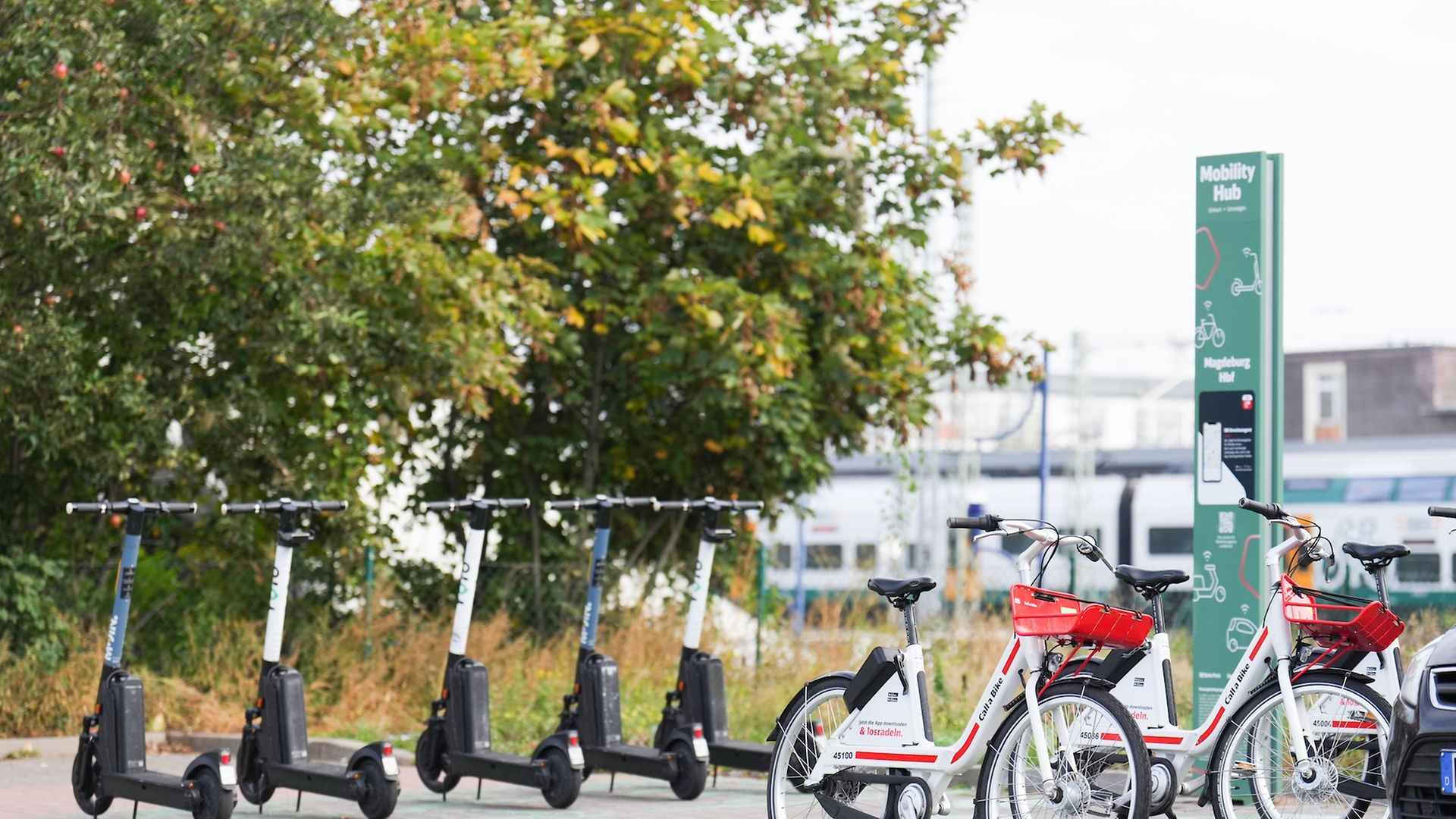 Mobility Hub in Magdeburg Hbf