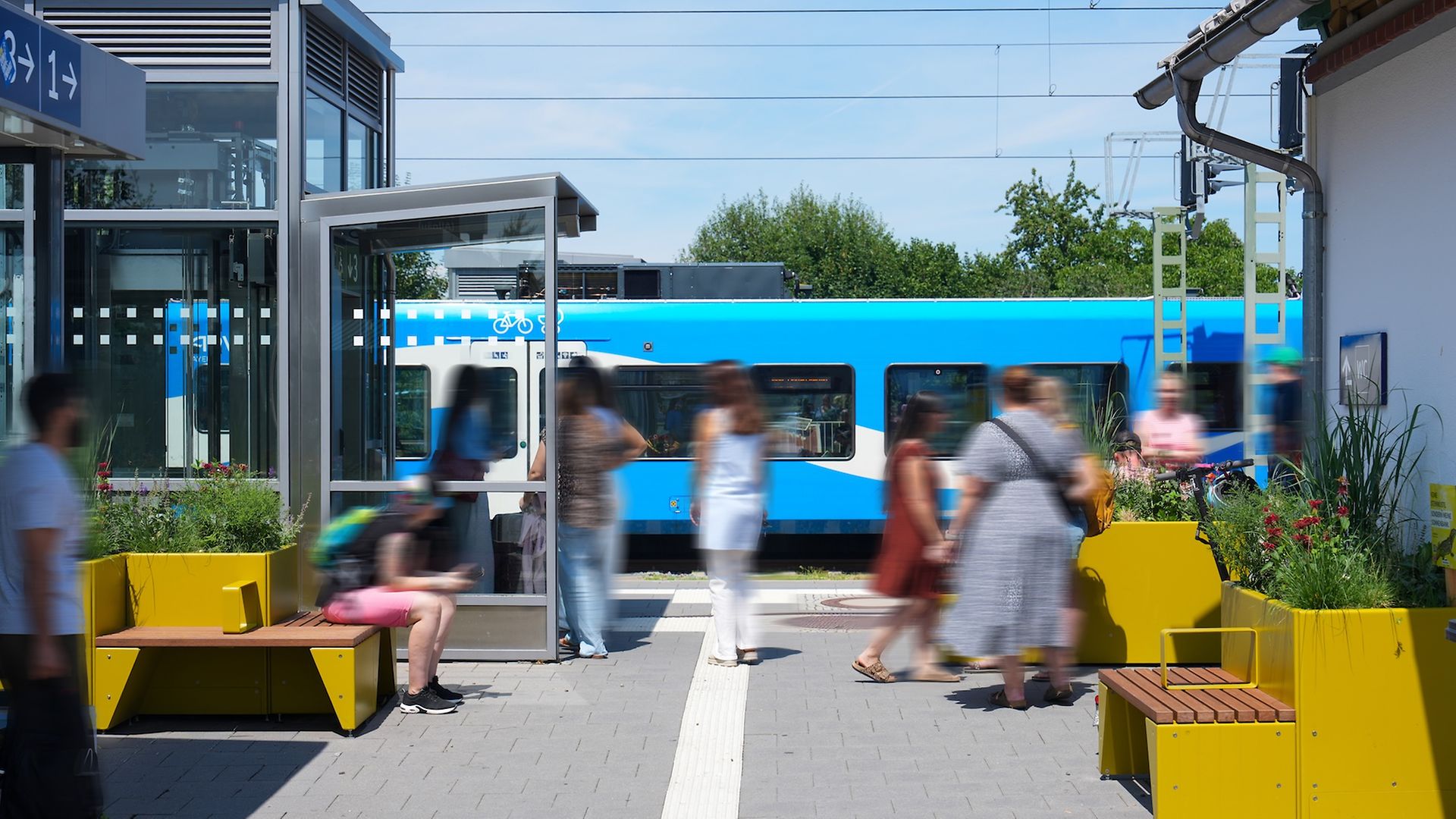 Freiraum Kits am Bahnhof in Leutkirch (Allgäu) 
